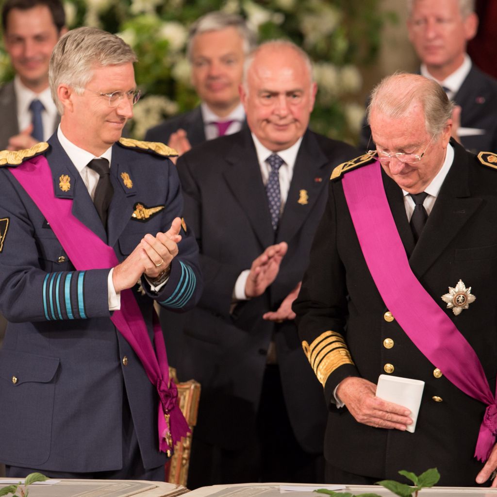 Prinz Philippe und König Albert II.