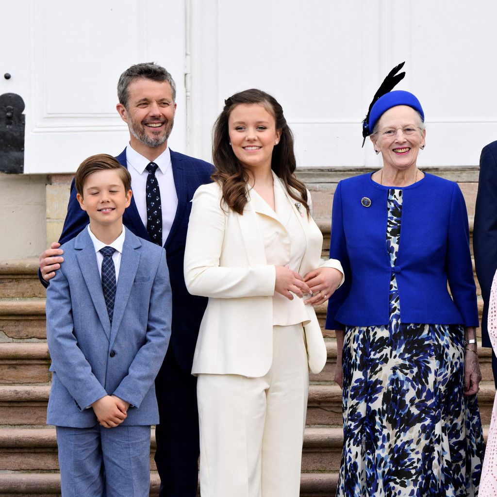 Die dänische Königsfamilie bei Prinzessin Isabellas Konfirmation 2022