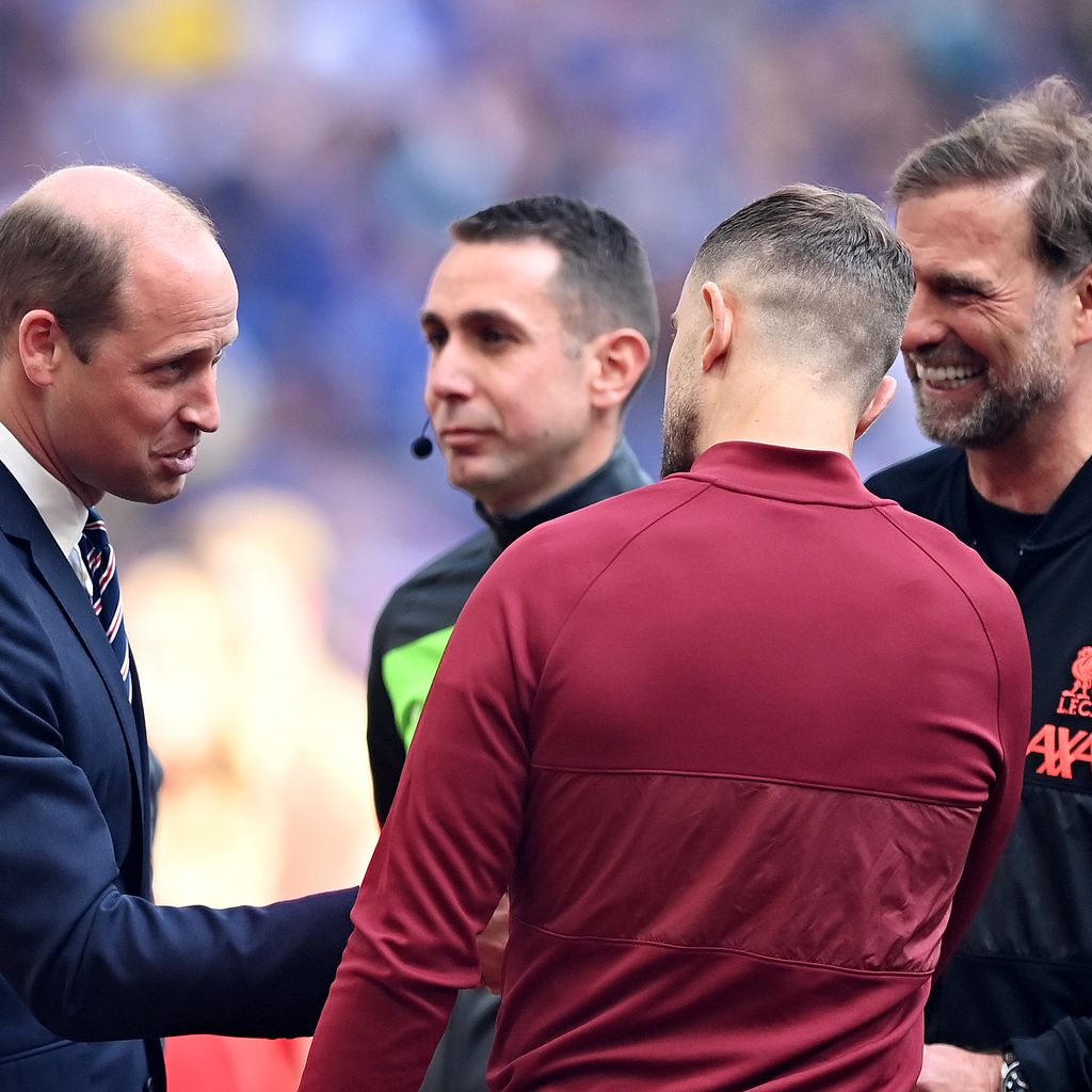 Prinz William und Jürgen Klopp