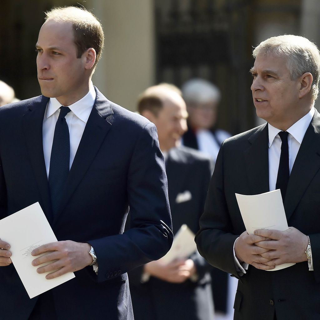 Prinz William und Prinz Andrew