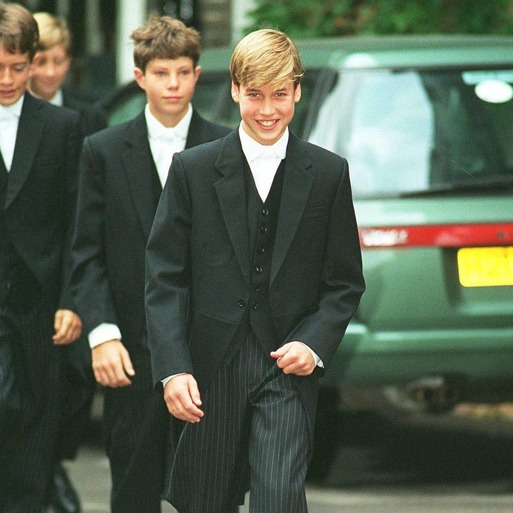 Prinz William am ersten Schultag am Eton College, 07.09.1995