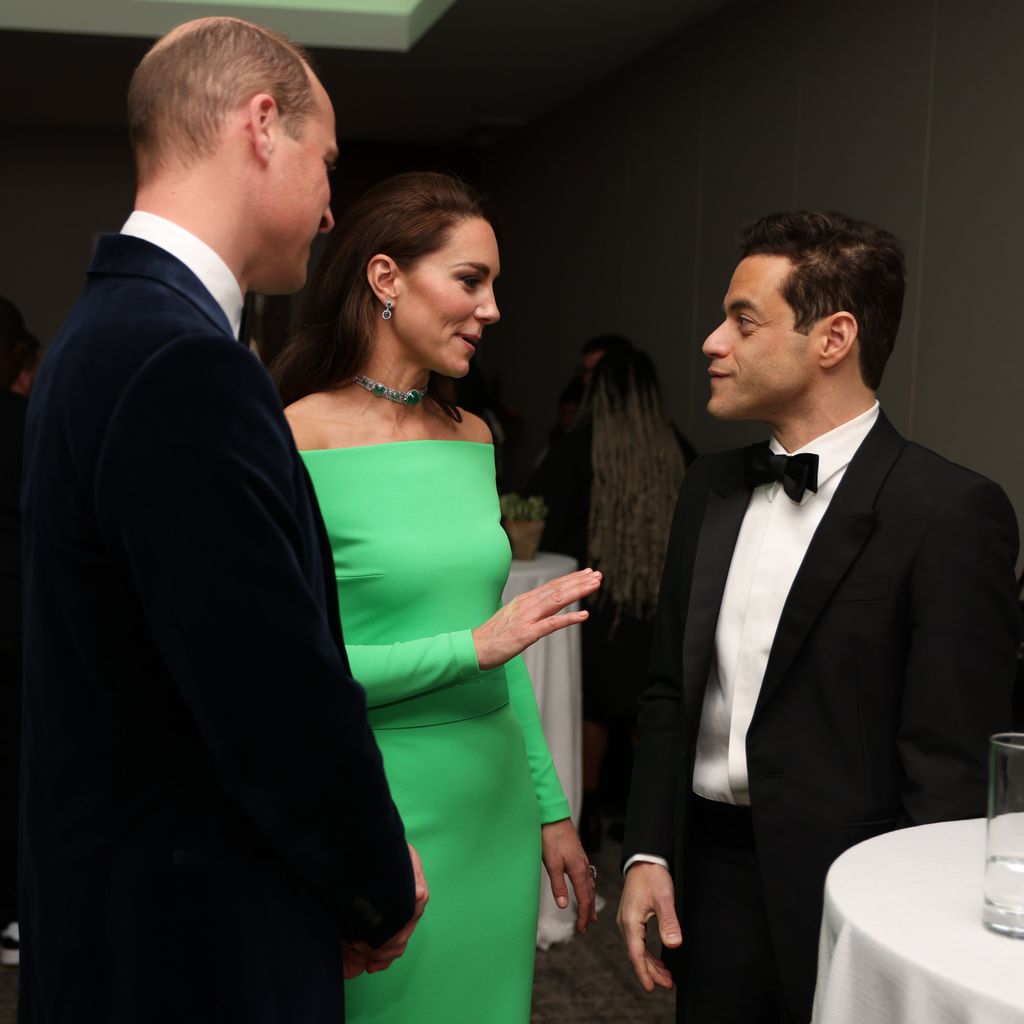 Prinz William, Prinzessin Kate mit Rami Malek beider Earthshot-Verleihung 2022