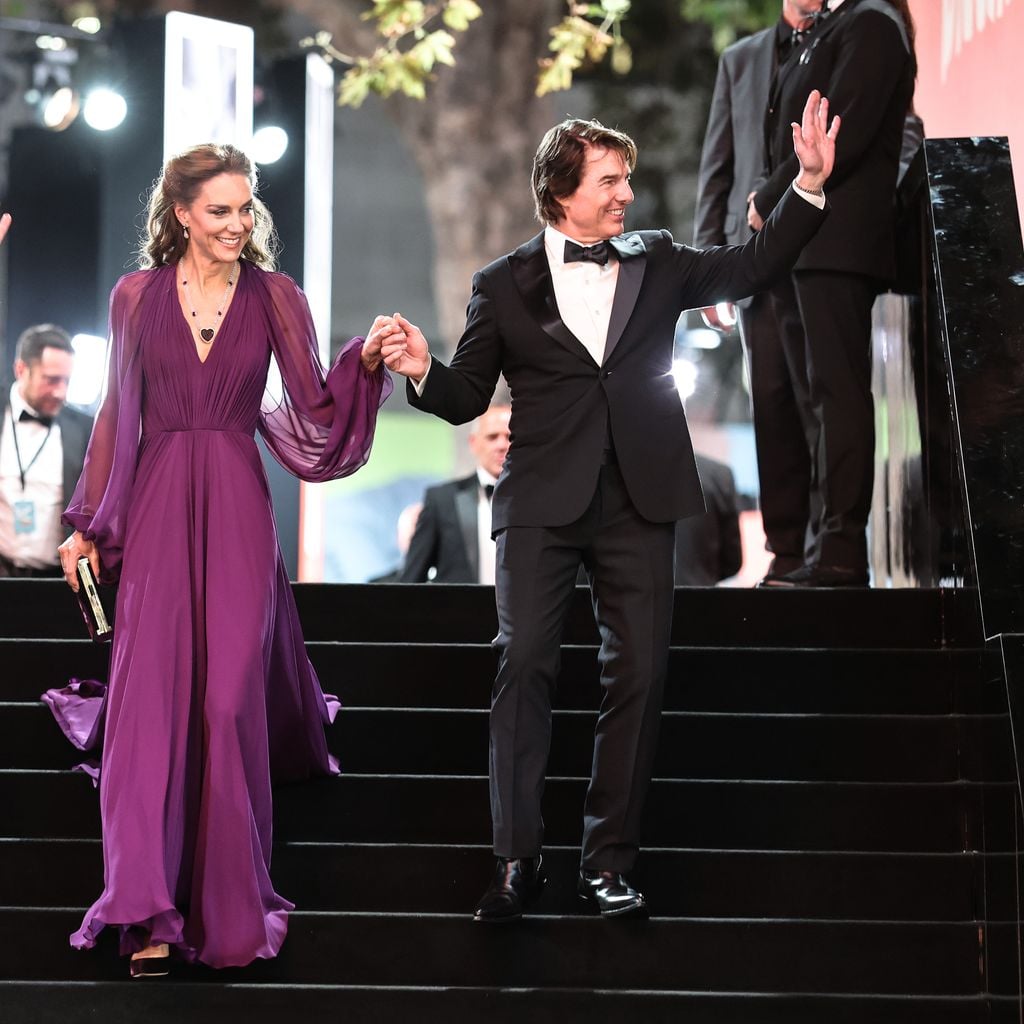 Prinz William, Prinzessin Kate und Tom Cruise bei der Premiere von "Digger" in London