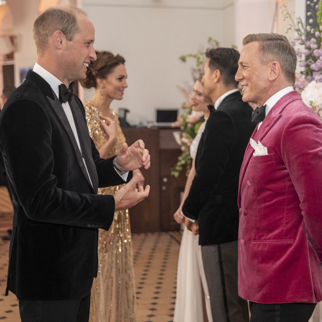Prinz William und Daniel Craig im September 2021