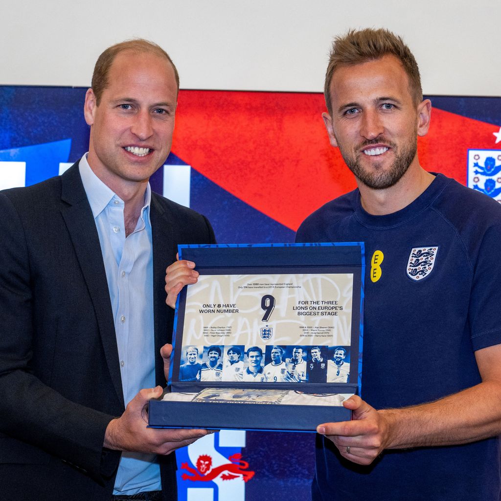 Prinz William und Harry Kane