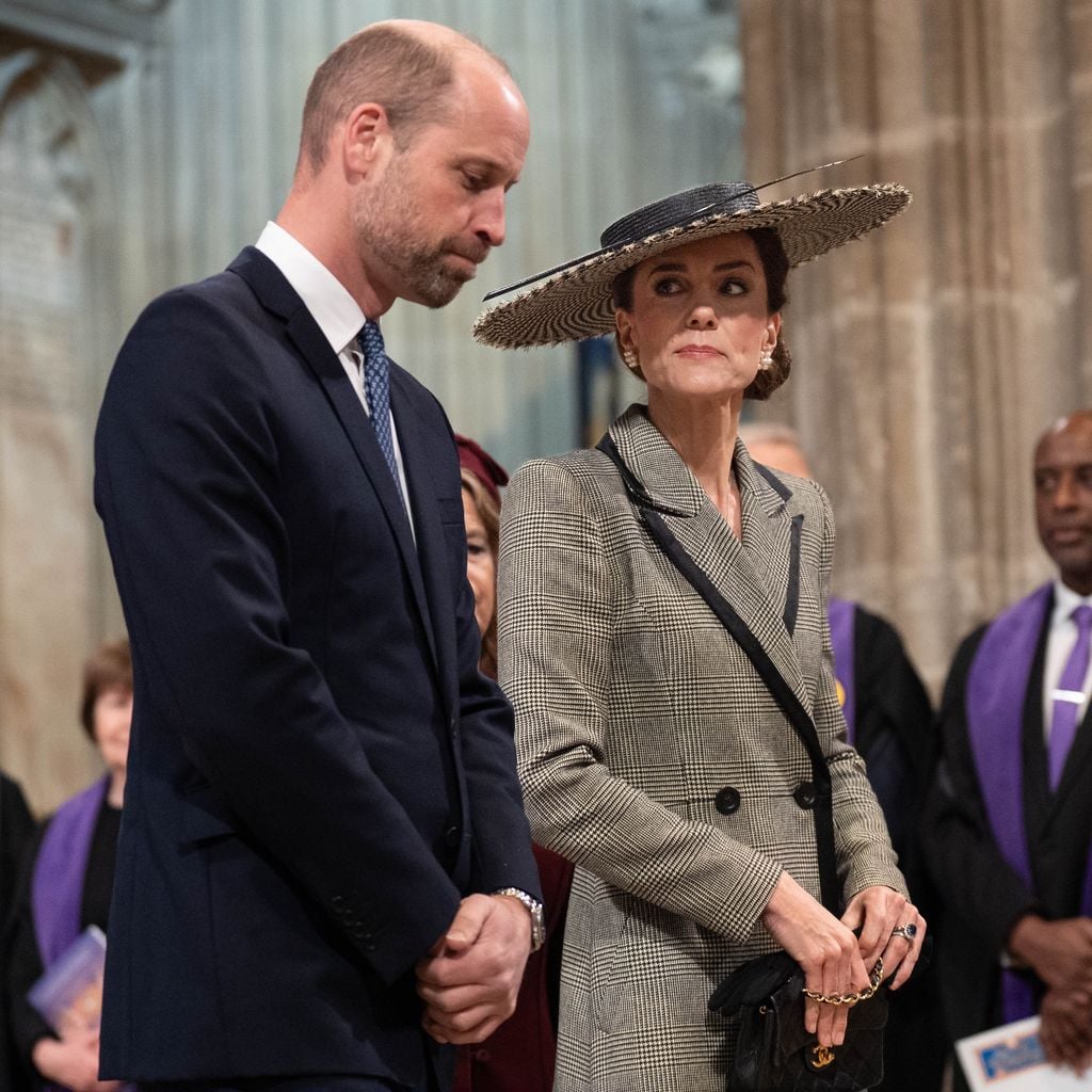 Prinz William und Kate, Prinzessin von Wales, bei der Inthronungszeremonie von Sarah Mullally im Canterbury Cathedral