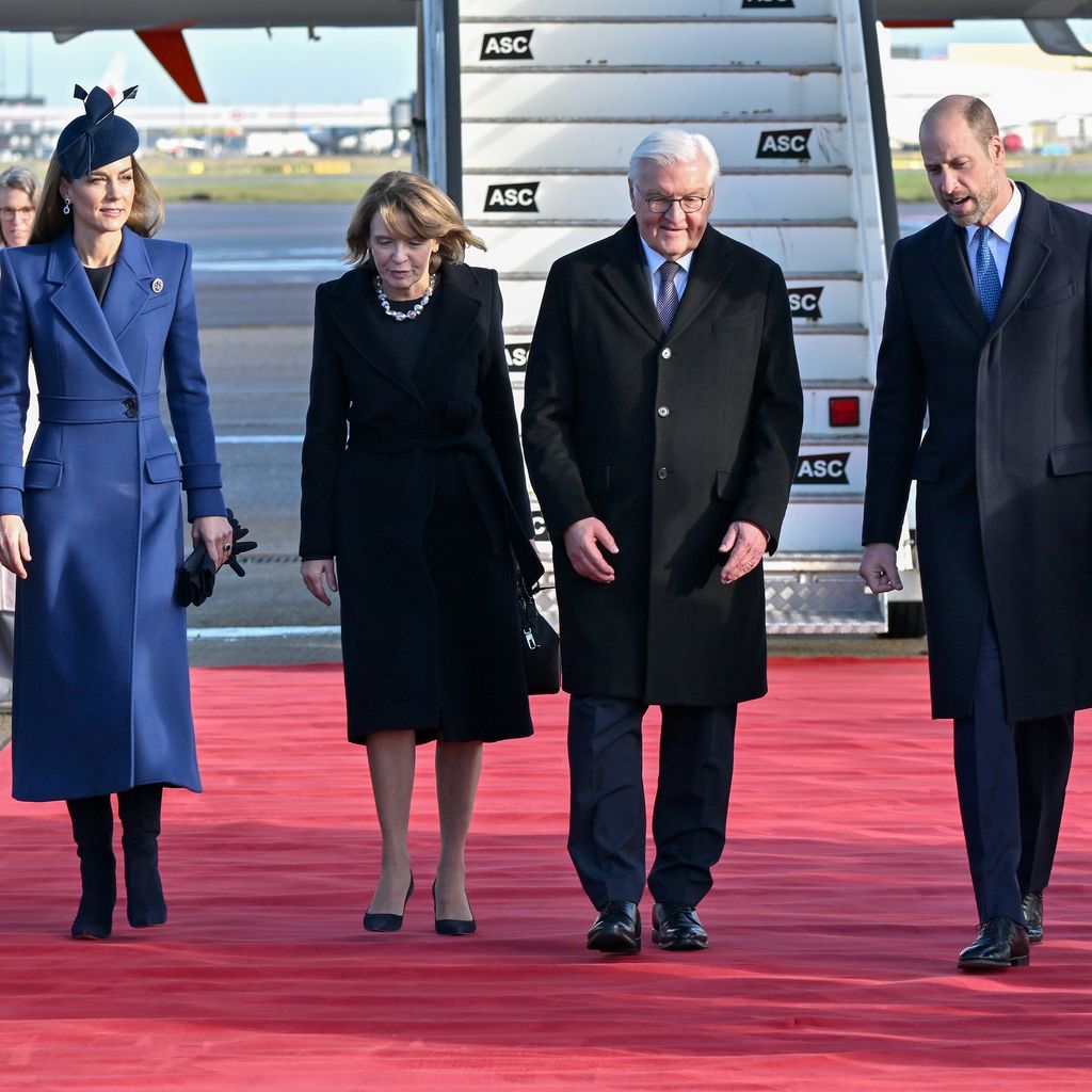 Prinz William und Catherine begrüßen Frank-Walter Steinmeier und Elke Büdenbender in London im Dezember 2025