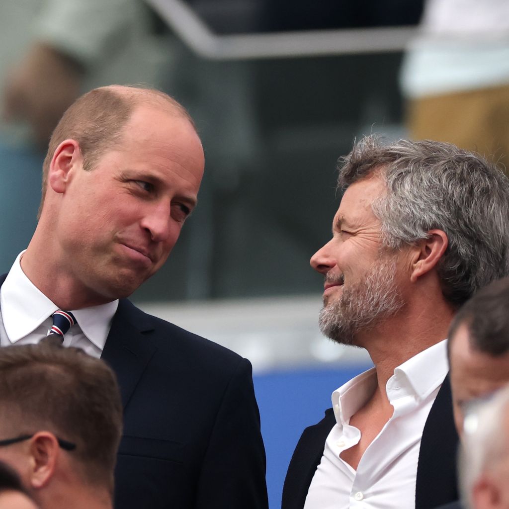 Prinz William und König Frederik, Juni 2024 in Frankfurt