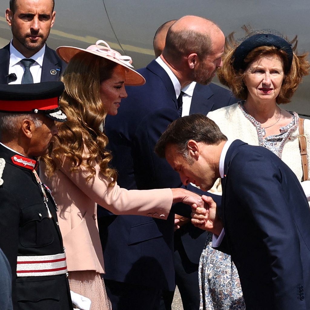 Prinz William und Prinzessin Kate begrüßen Emmanuel und Brigitte Macron am 8. Juli 2025