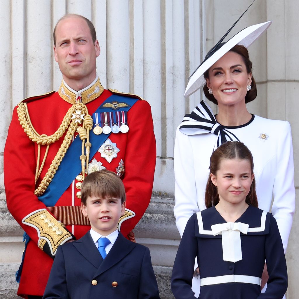 Prinz William und Prinzessin Kate mit ihren Kindern George, Louis und Charlotte, 2024