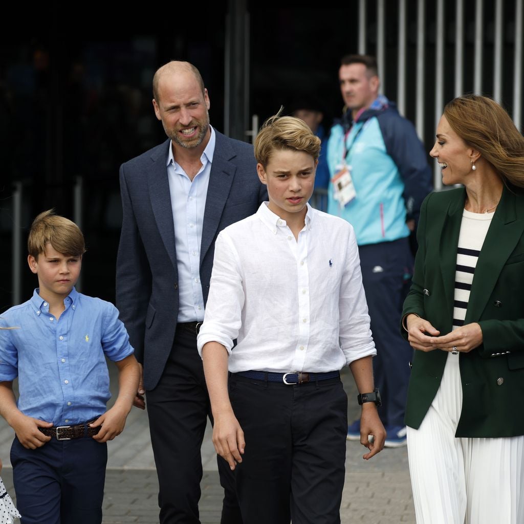 Royal Family bei den Commonwealth Games 2026 in Glasgow: Prinz William und Prinzessin Kate mit Prinz George, Prinzessin Charlotte und Prinz Louis