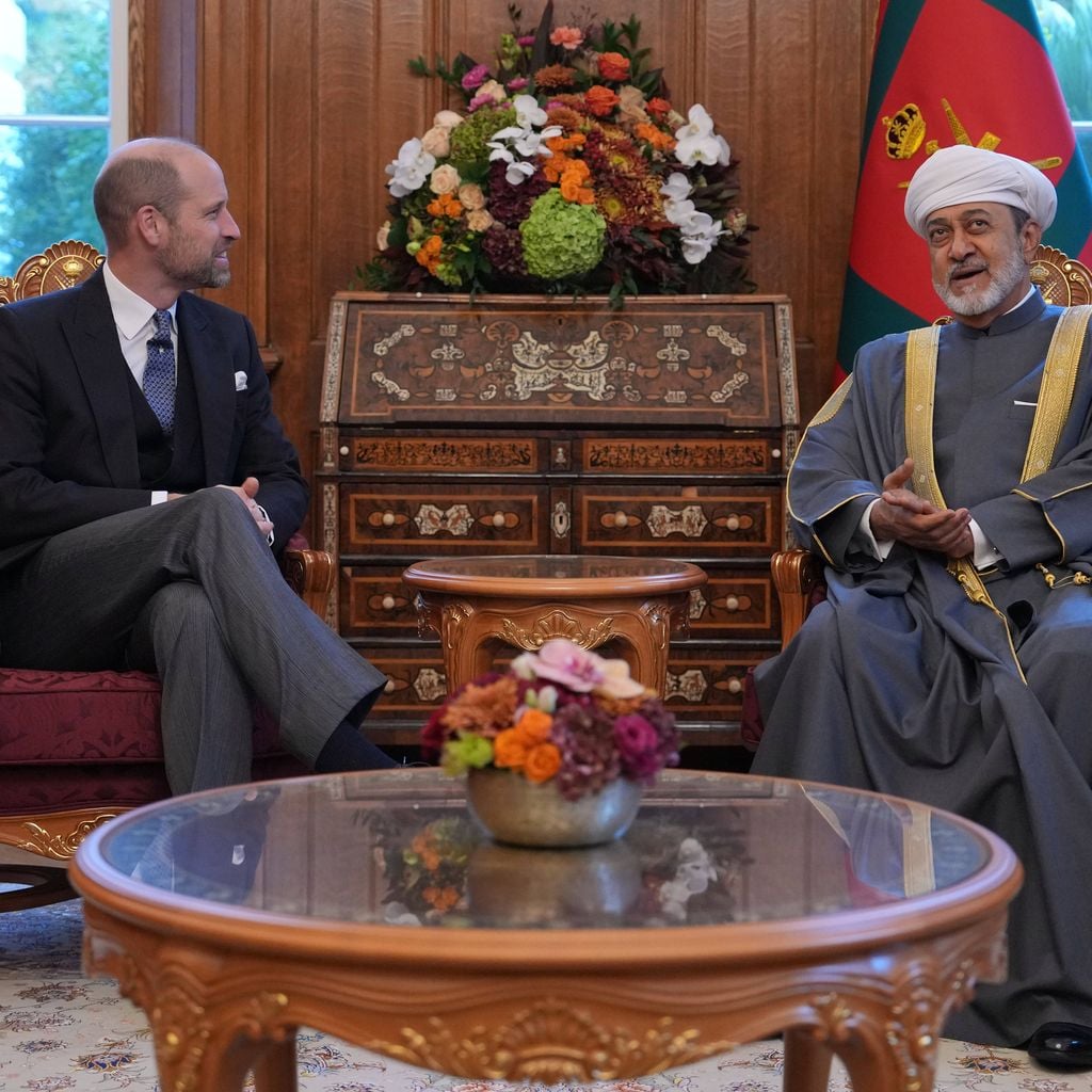 Prinz William empfängt Sultan Haitham bin Tarik in dessen Londoner Residenz