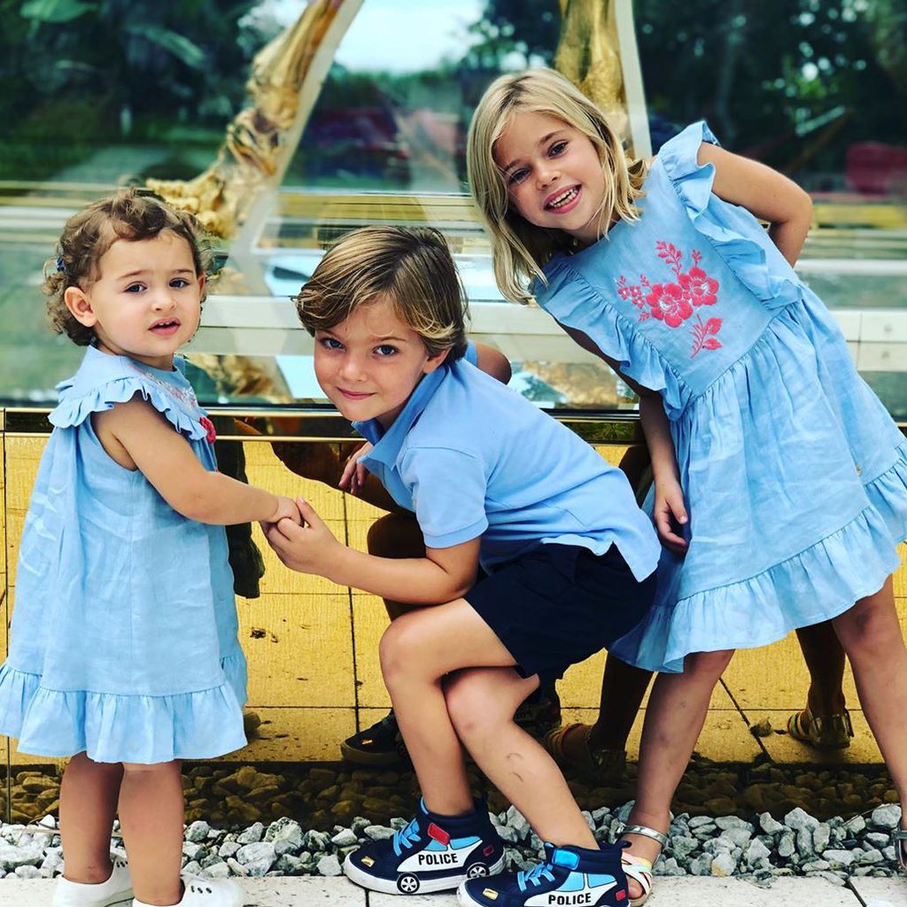 Prinzessin Adrienne, Prinz Nicolas und Prinzessin Leonore von Schweden