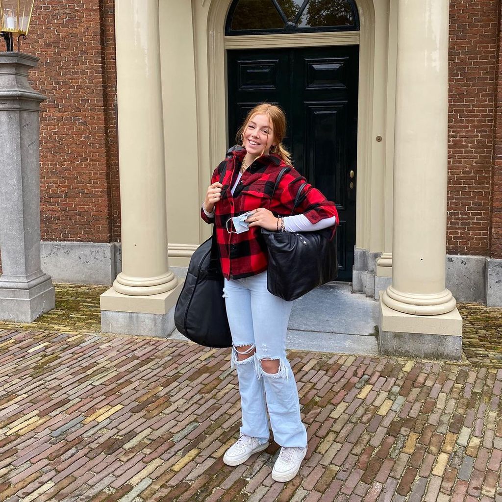 Prinzessin Alexia der Niederlande an ihrem ersten Schultag im UWC Atlantic College
