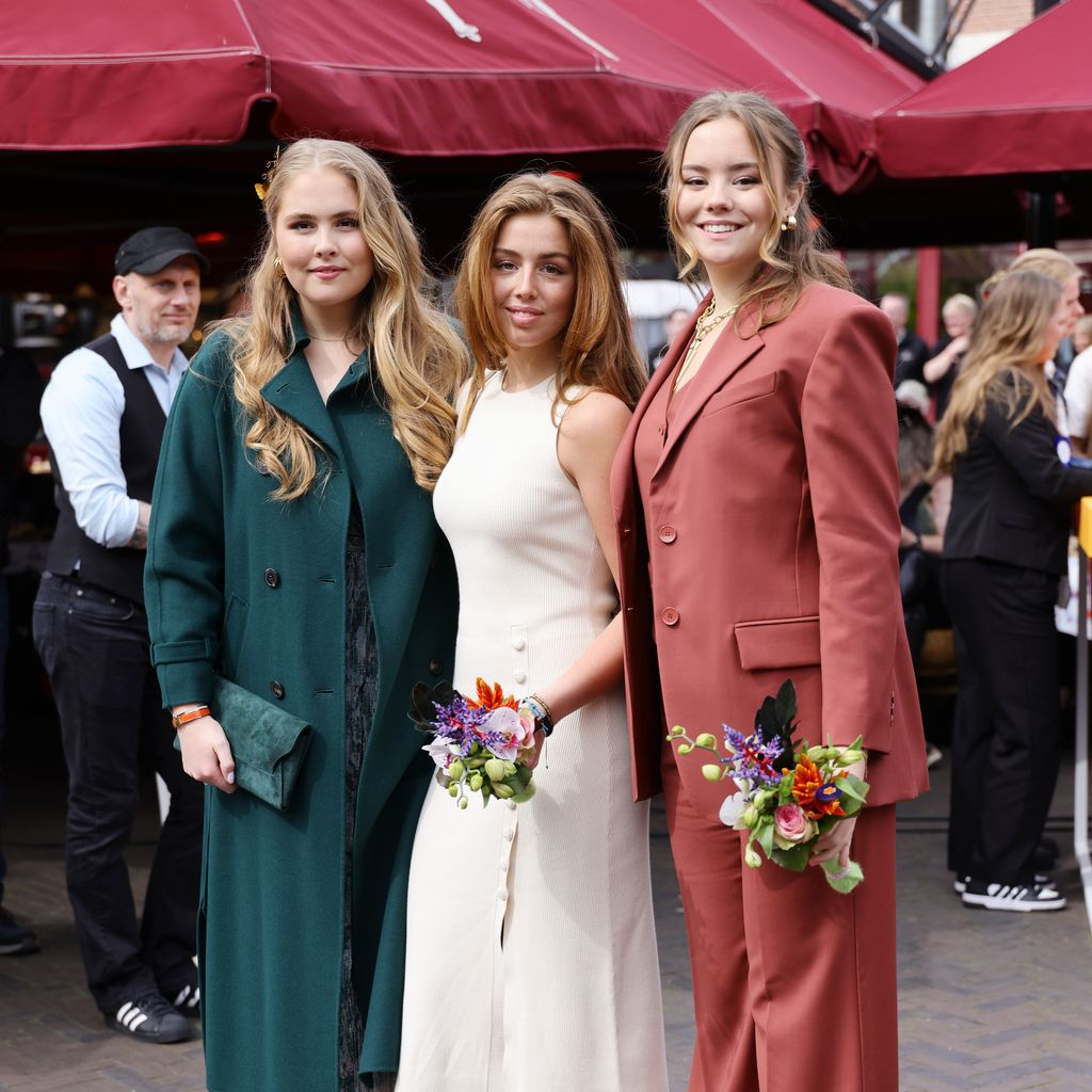 Prinzessin Amalia, Alexia und Ariana der Niederlande, April 2024