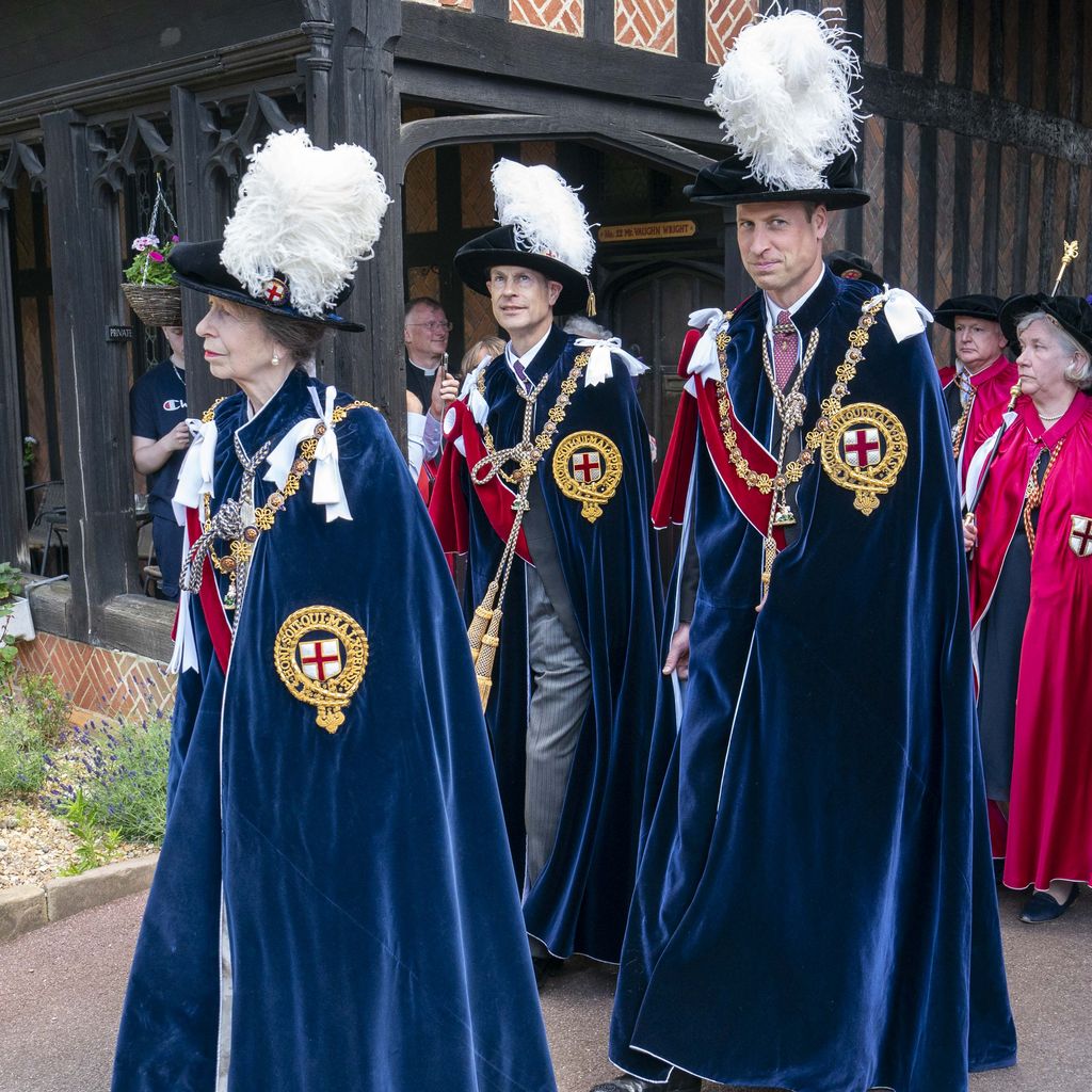 Prinzessin Anne, Prinz Edward und Prinz William