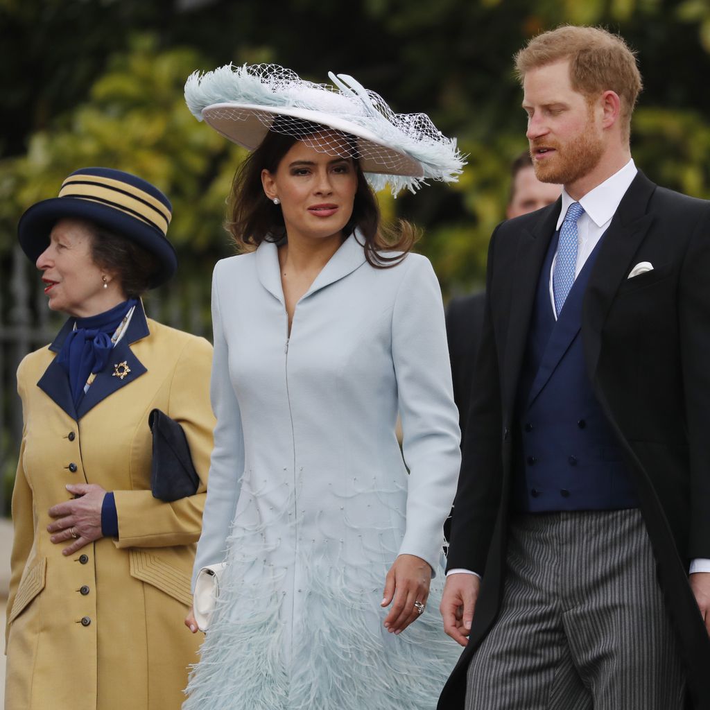 Prinzessin Anne, Sophie Winkleman und Prinz Harry