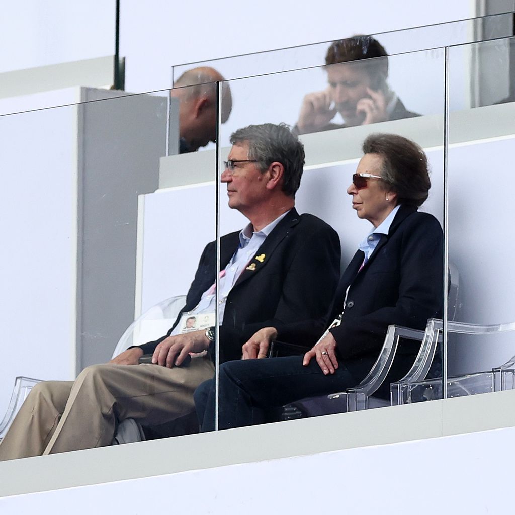 Sir Timothy Laurens und Prinzessin Anne, Olympia 2024