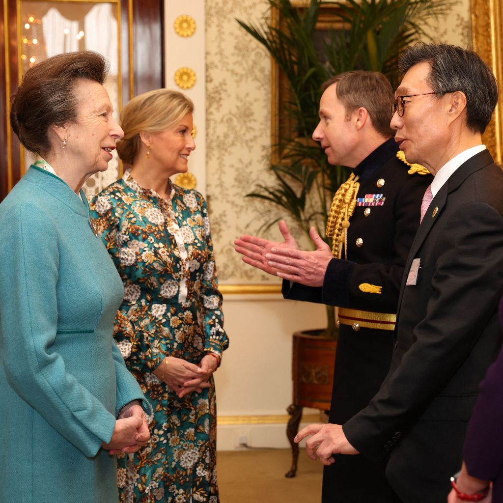 Prinzessin Anne und Sophie Wessex, Empfang für die Veteranen des Koreakrieges 2024