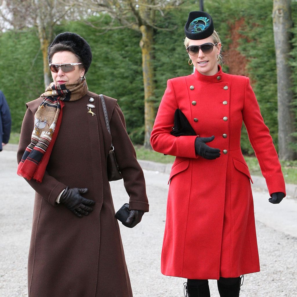 Prinzessin Anne mit ihrer Tochter Zara Tindall, Mitglieder des britischen Königshauses