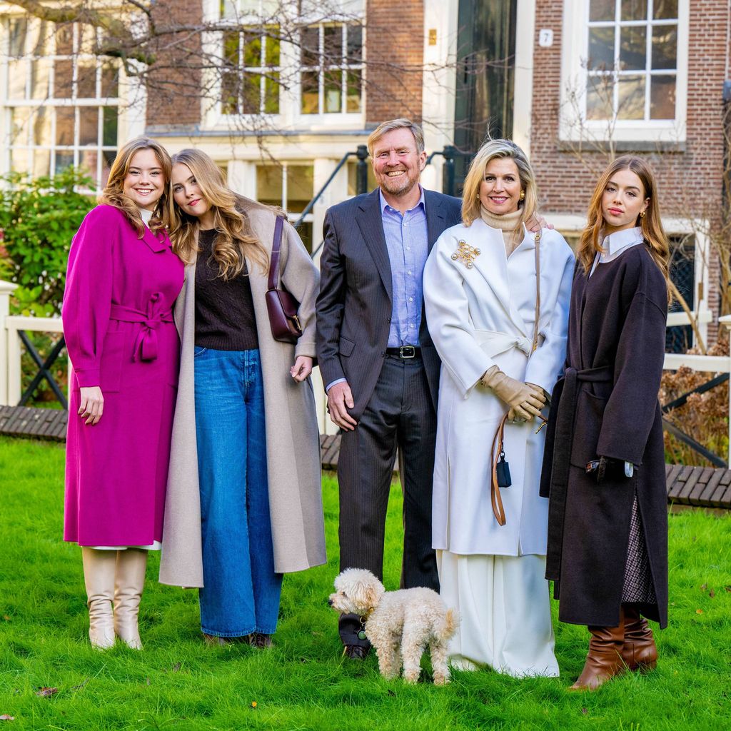 Ariane, Kronprinzessin Amalia, König Willem-Alexander, Königin Maxima und Alexia
