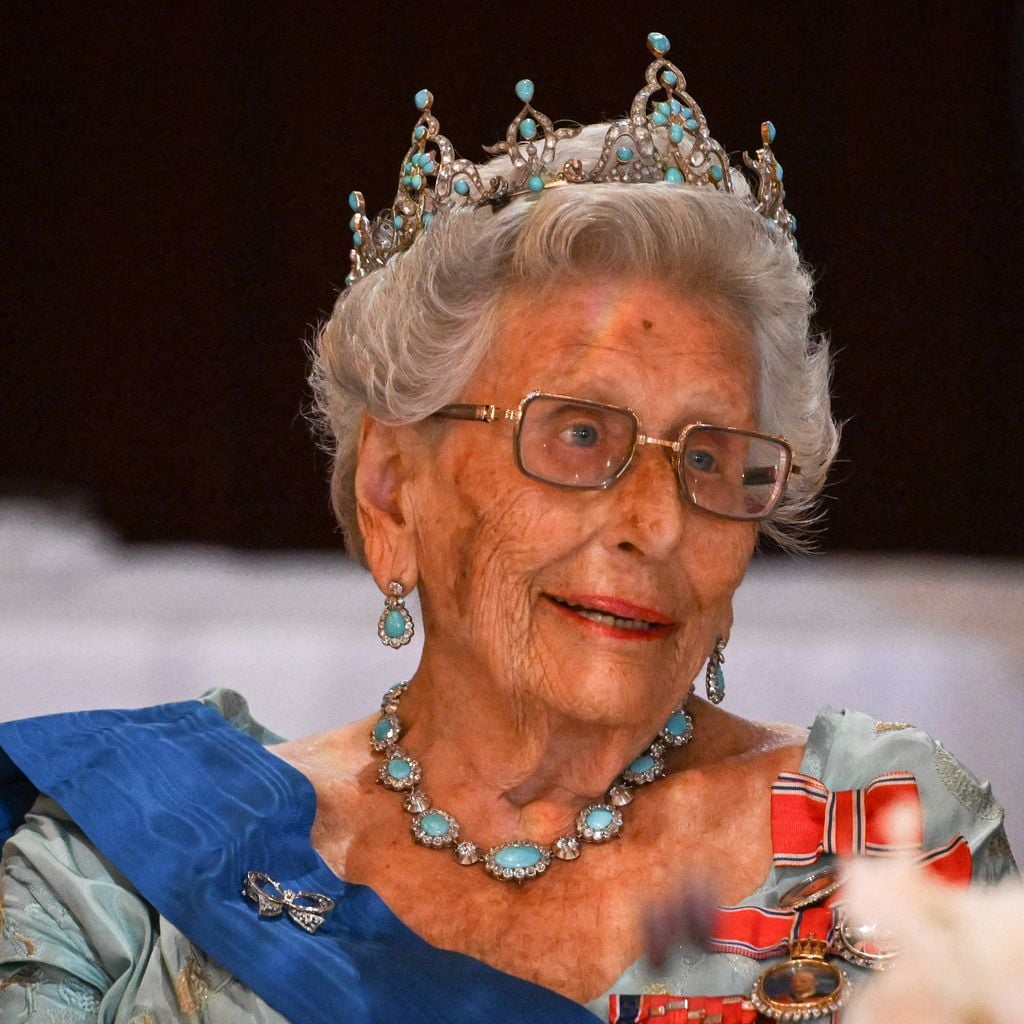 Prinzessin Astrid beim Galadinner im Königspalast in Oslo während Macrons Staatsbesuch, 23. Juni 2025