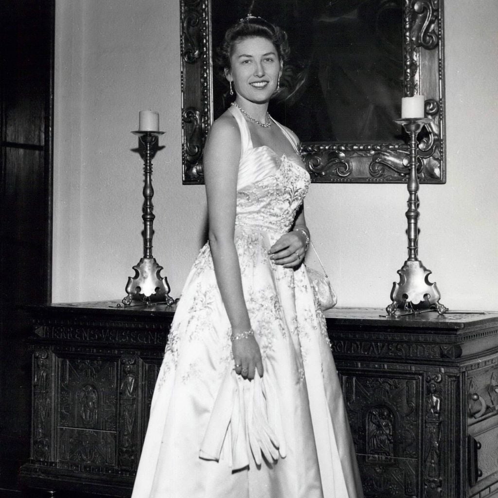 Prinzessin Astrid von Norwegen in Skaugum am 2. Mai 1956