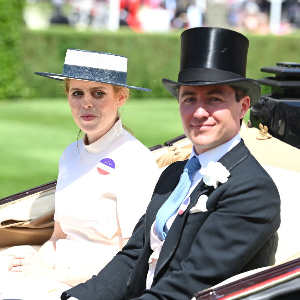 Prinzessin Beatrice und Edoardo Mapelli Mozzi beim Royal Ascot im Juni 2022