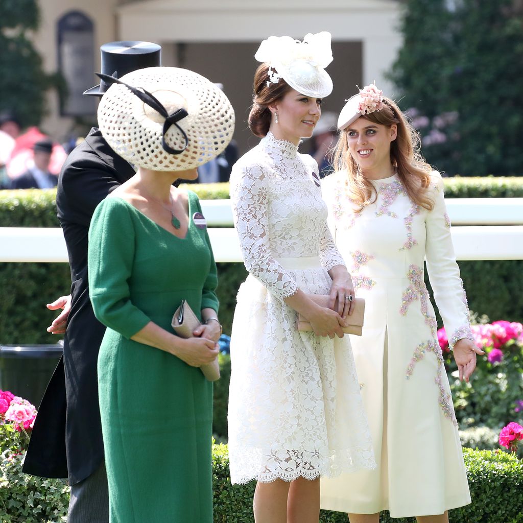 Prinzessin Beatrice und Prinzessin Kate bei der Royal Ascot Rennwoche
