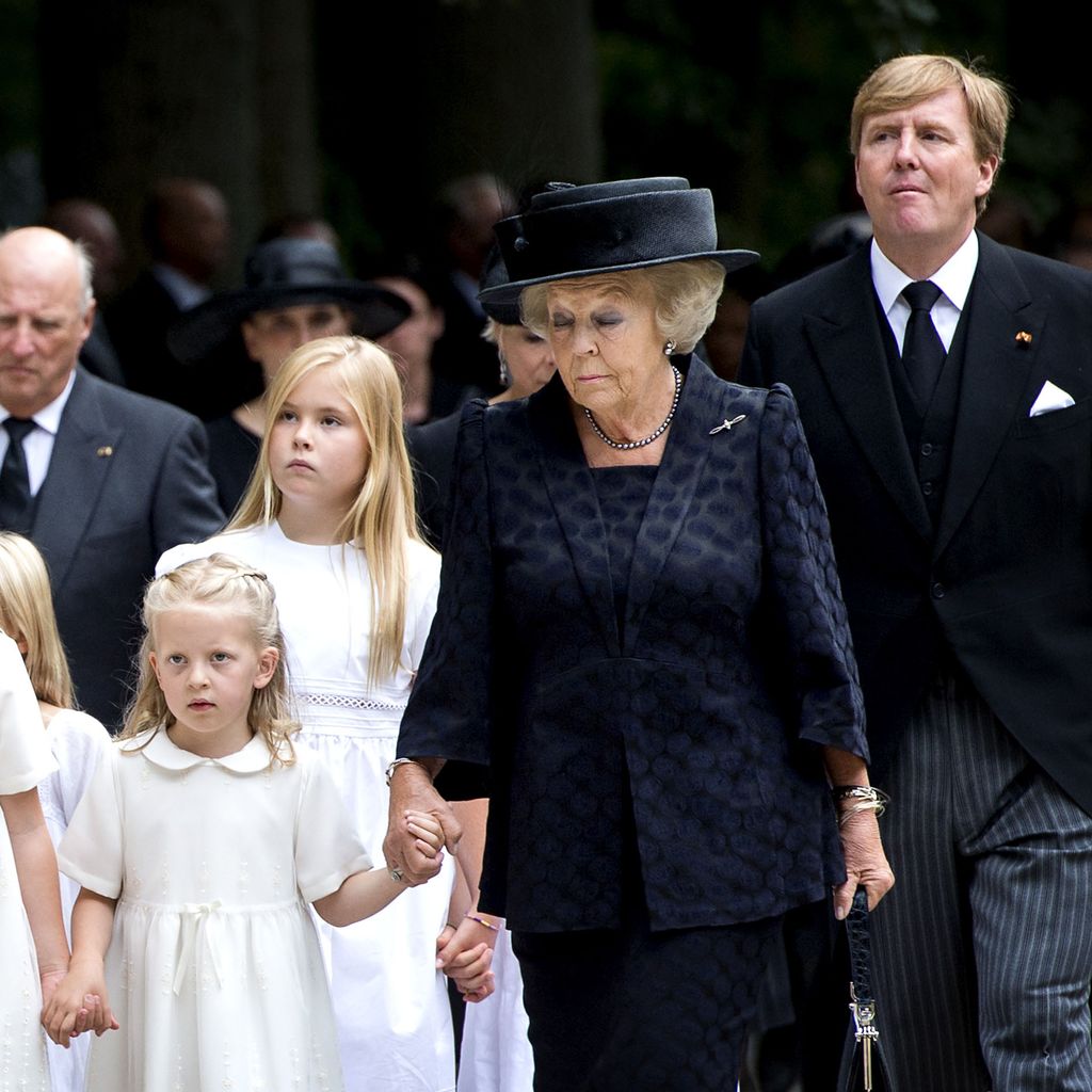 Prinzessin Beatrix bei Beerdigung von Prinz Friso
