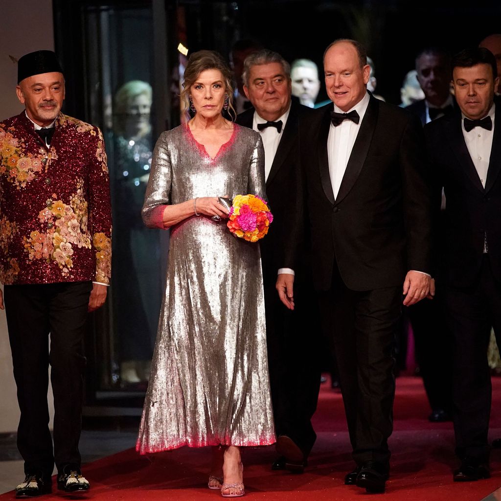 Caroline von Hannover und Fürst Albert beim Rosenball