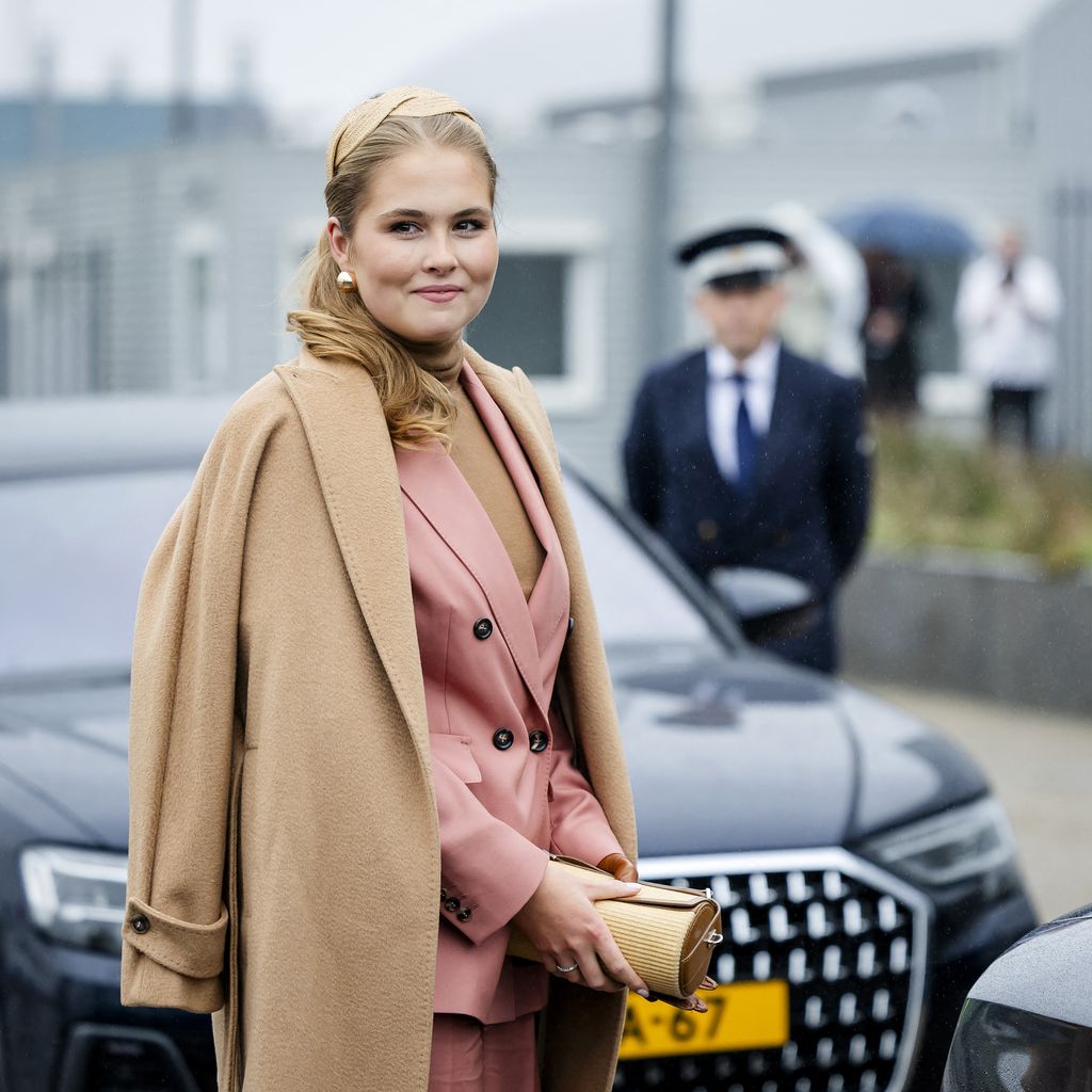 Prinzessin Catharina-Amalia bei der Taufe der "Den Helder", Februar 2025