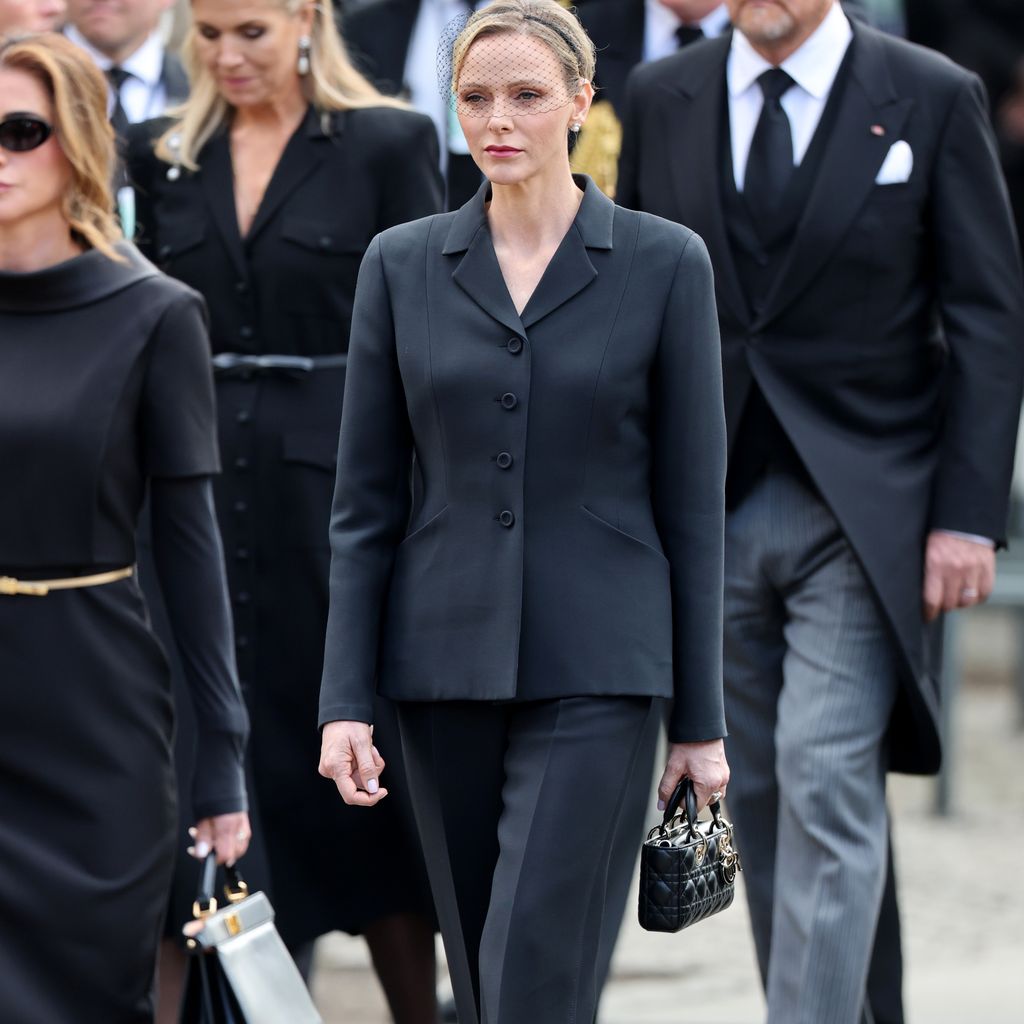 Prinzessin Charlène von Monaco bei der Trauerfeier für König Harald V in Oslo