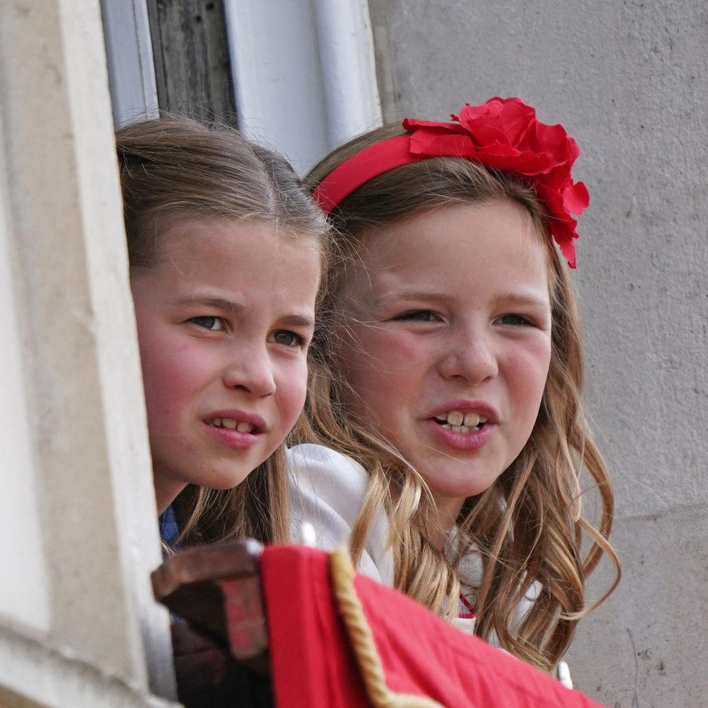 Prinzessin Charlotte und Mia Tindall, britische Royals