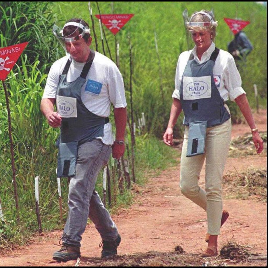Prinzessin Diana in Angola, 1997