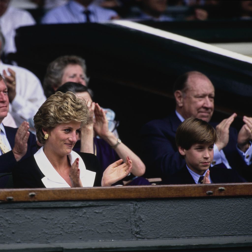 Prinzessin Diana und Prinz William beim Wimbledon 1994
