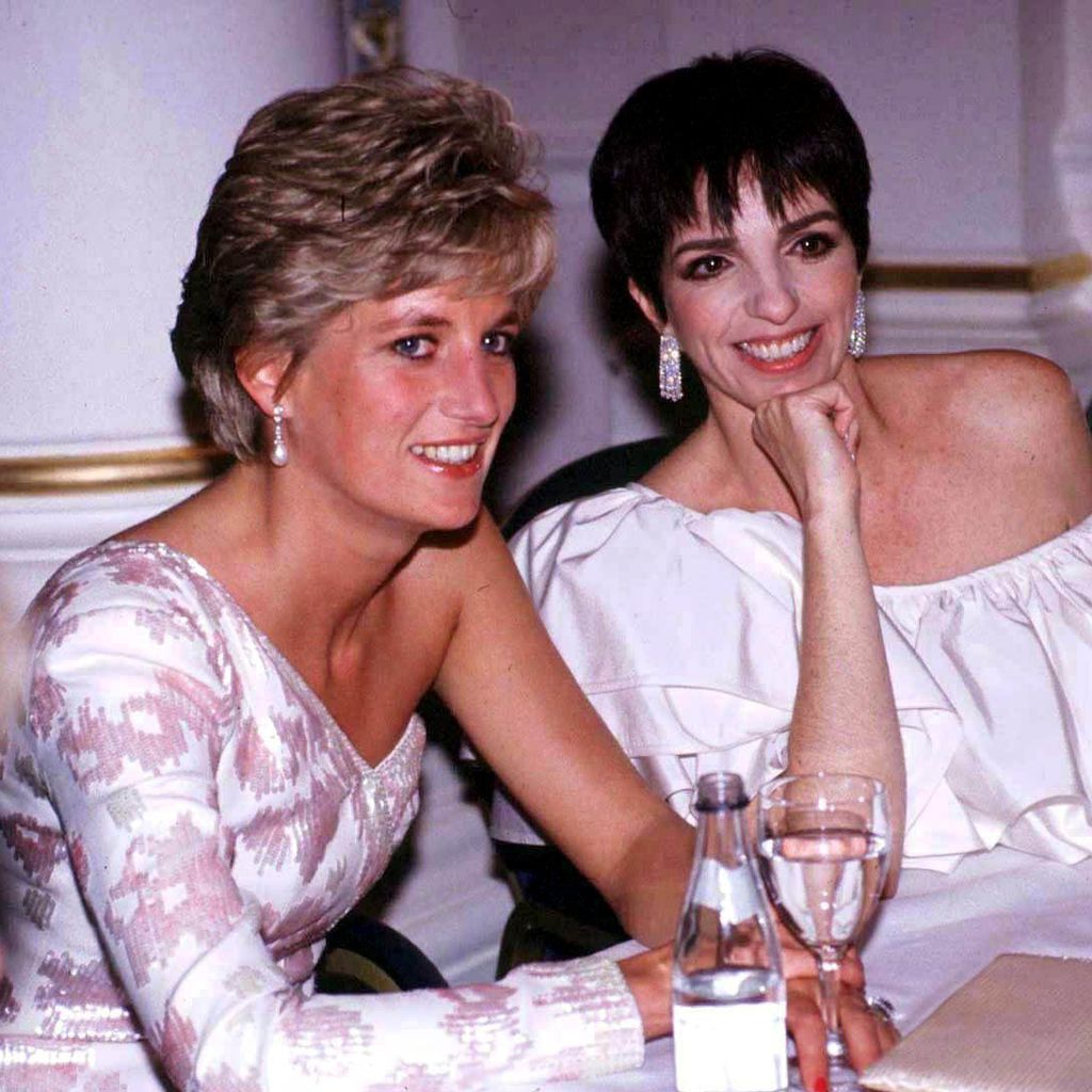 Prinzessin Diana und Liza Minnelli, 1991