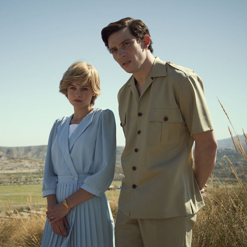 Prinzessin Diana und Prinz Charles in "The Crown"