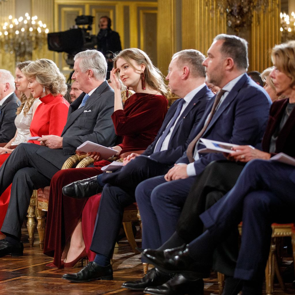 Prinzessin Eleonore, Königin Mathilde, König Philippe und Prinzessin Elisabeth