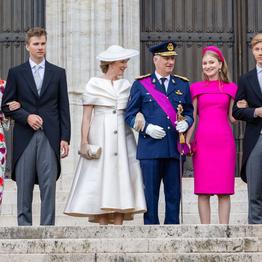 Prinzessin Elisabeth mit ihrer Familie im Juli 2024
