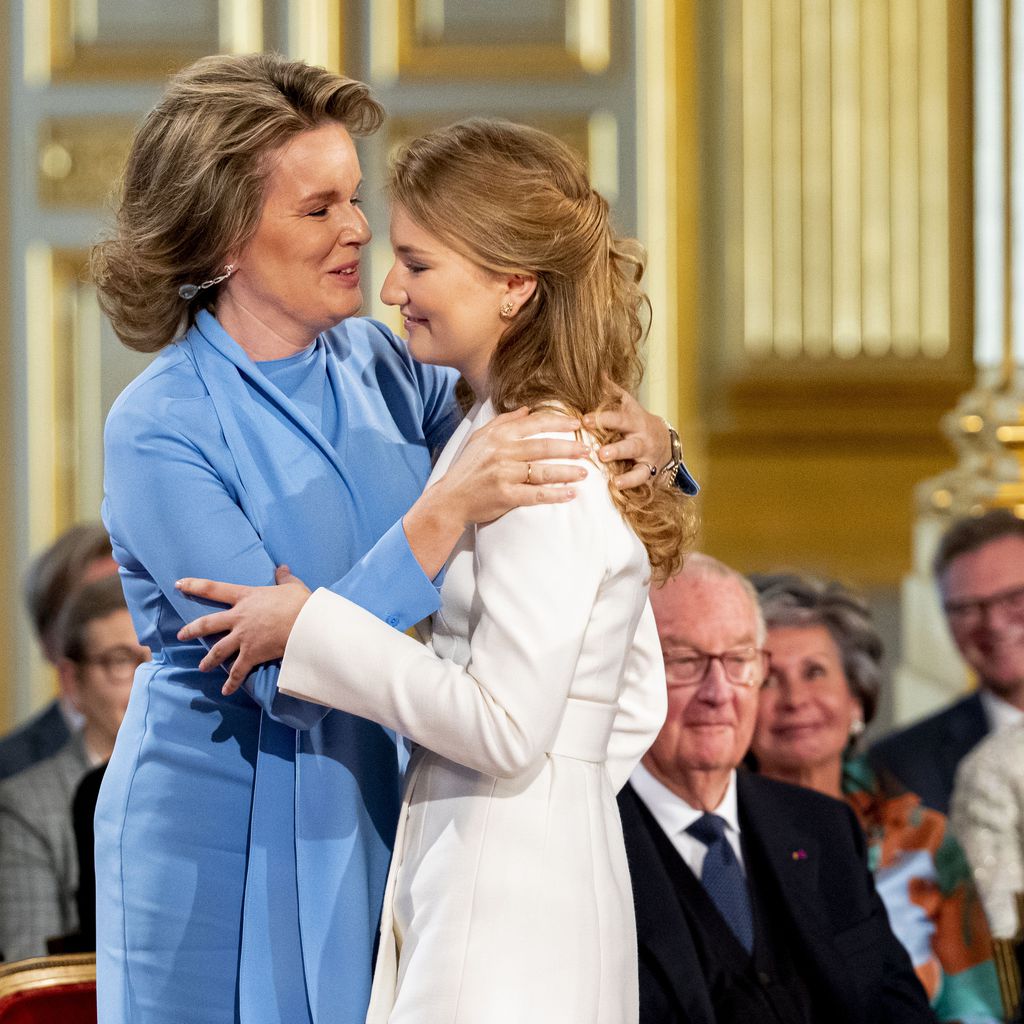 Königin Mathilde, Prinzessin Elisabeth und König Philippe