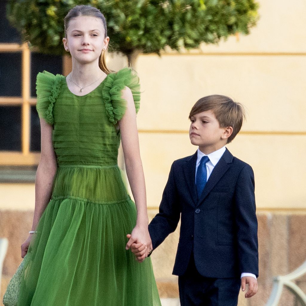 Prinzessin Estelle mit ihrem Bruder Oscar, September 2023