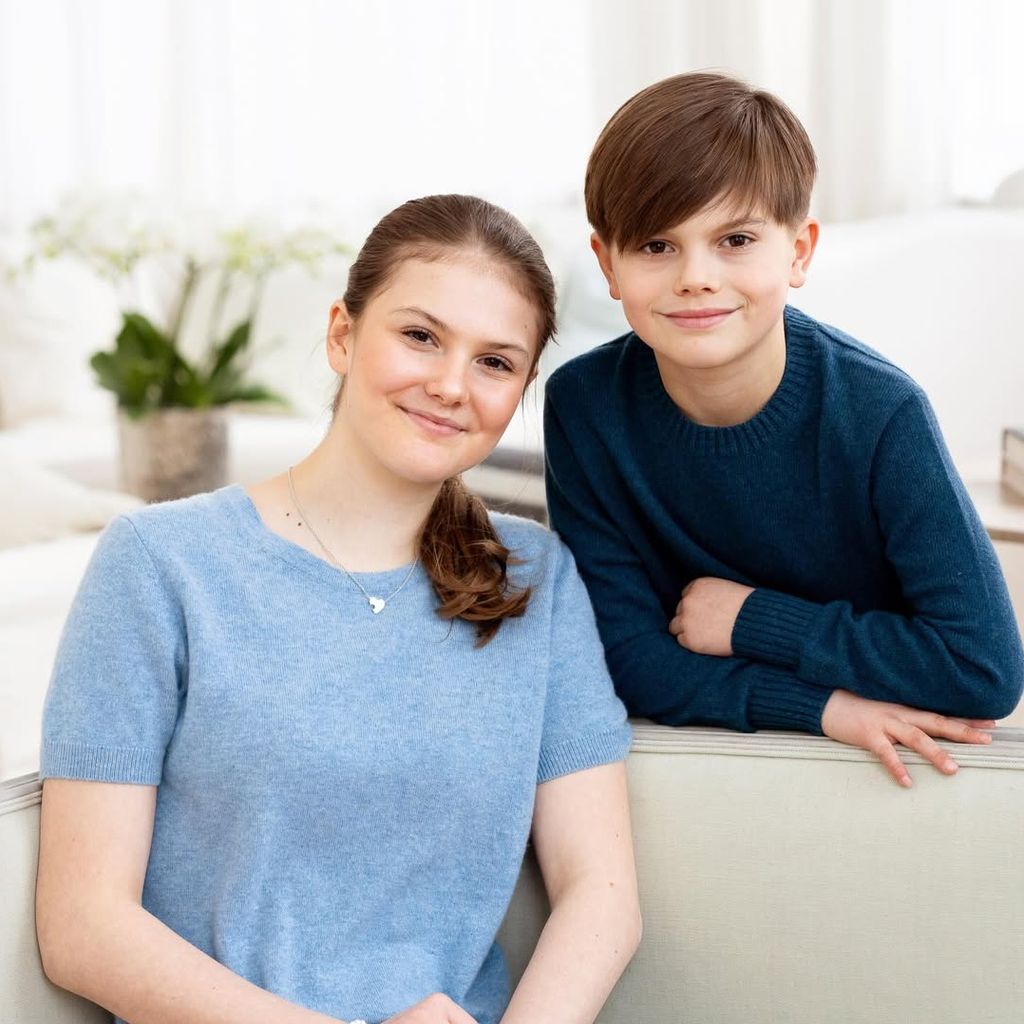 Prinzessin Estelle und Prinz Oscar an ihrem 14. Geburtstag