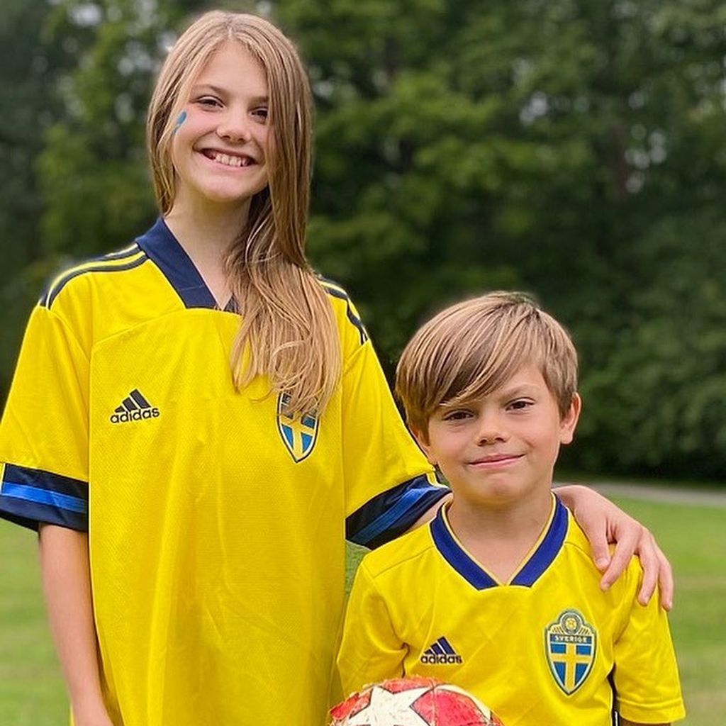 Prinzessin Estelle und Prinz Oscar im August 2023