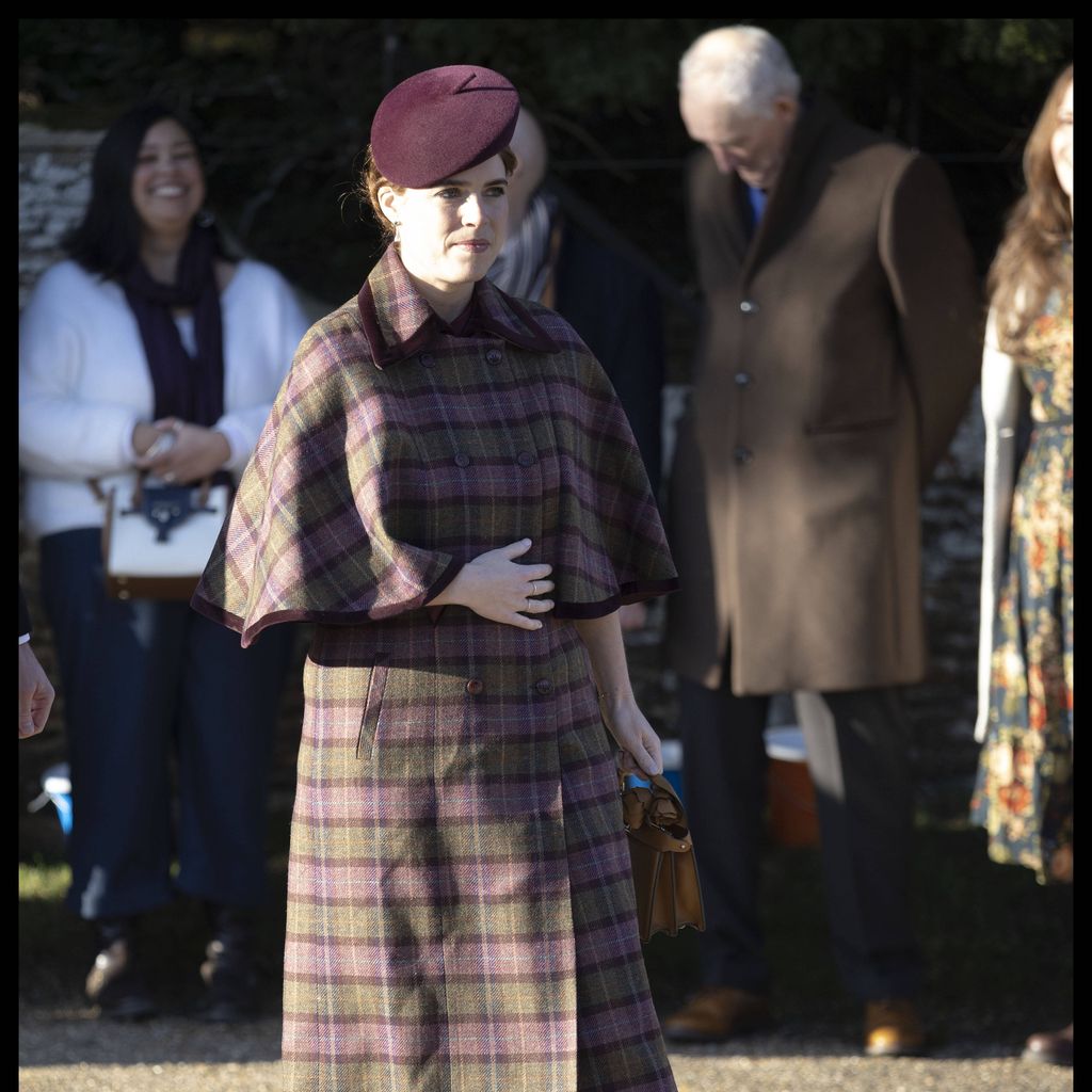 Prinzessin Eugenie verlässt den Weihnachtsgottesdienst in Sandringham, 25. Dezember 2025