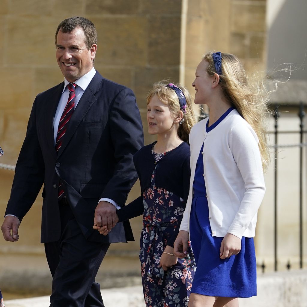 Prinzessin Eugenie, Peter Phillips und seine Töchter Isla und Savannah