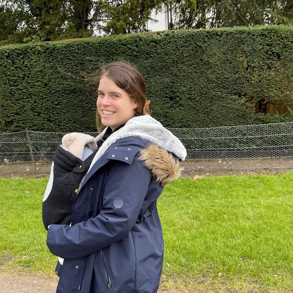 Prinzessin Eugenie mit ihrem Sohn August