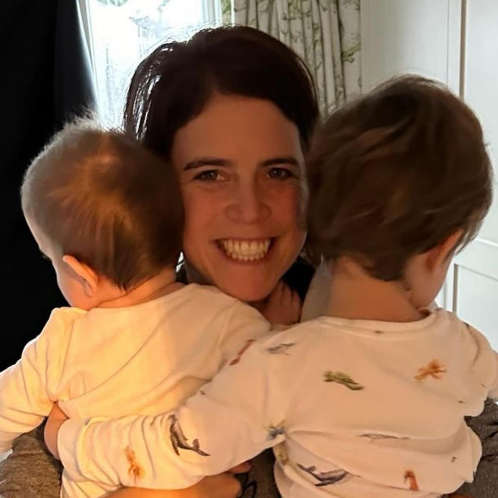 Prinzessin Eugenie mit ihren Söhnen