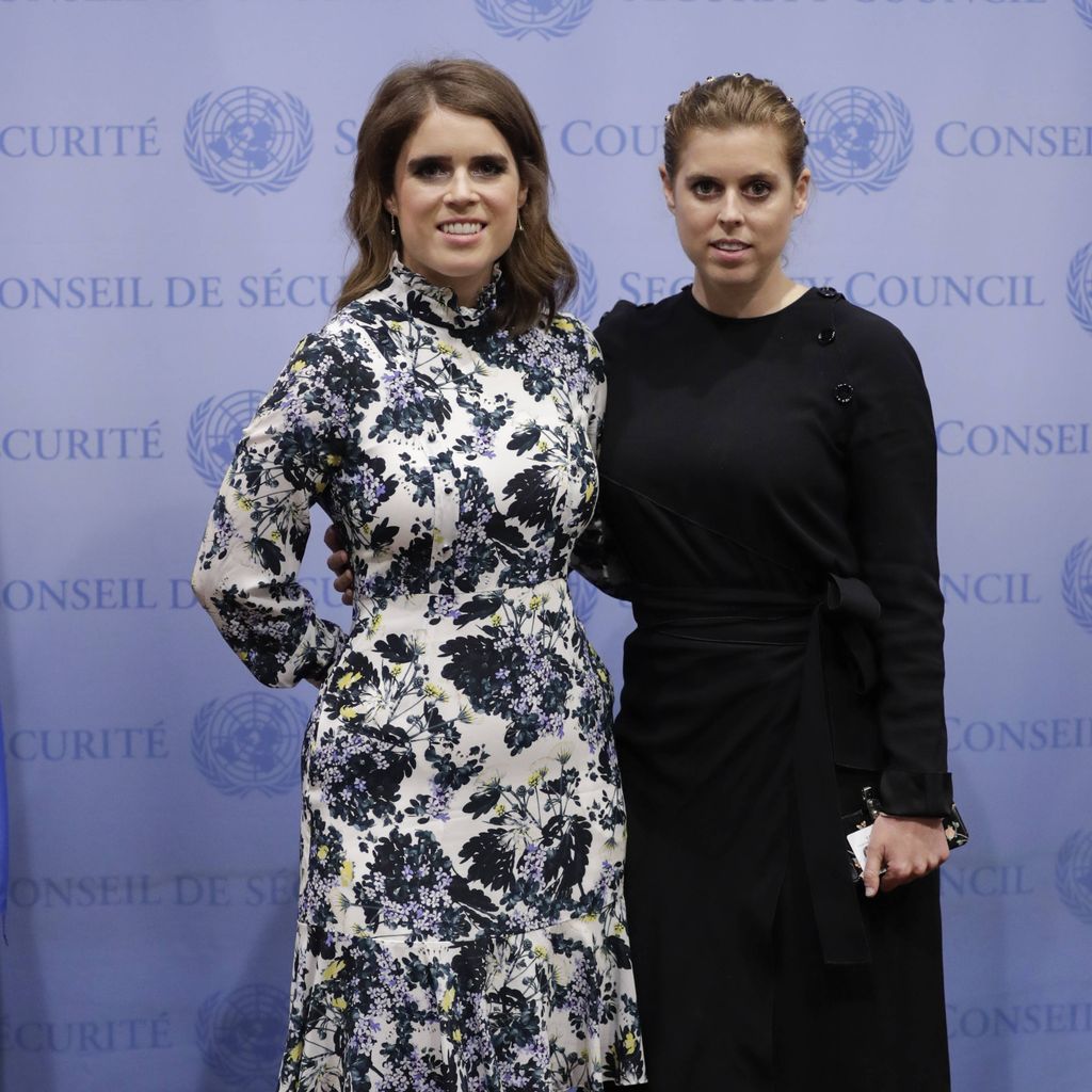Prinzessin Eugenie und Prinzessin Beatrice beim NEXUS Meeting im UN-Hauptquartier in New York, 26. Juli 2018