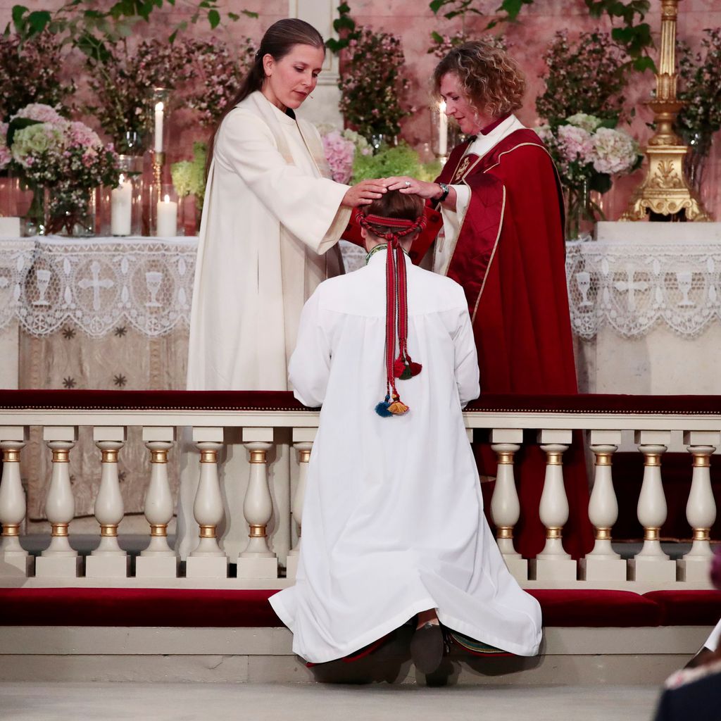 Prinzessin Ingrid Alexandra von Norwegen bei ihrer Konfirmation